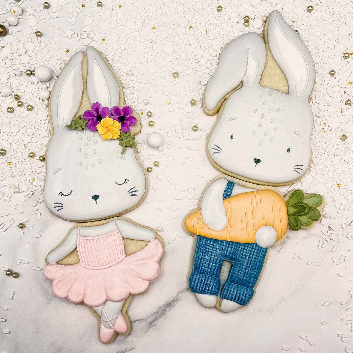 Cookie Cutters Ballerina Bunny Cutter/Stencil Set