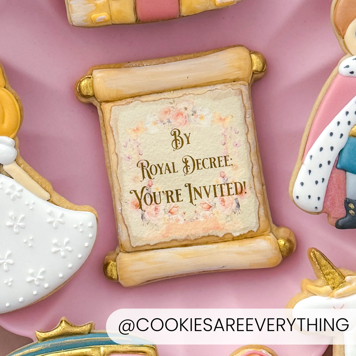 Cookie Cutters Fairytale Scroll Cutter/Stencil