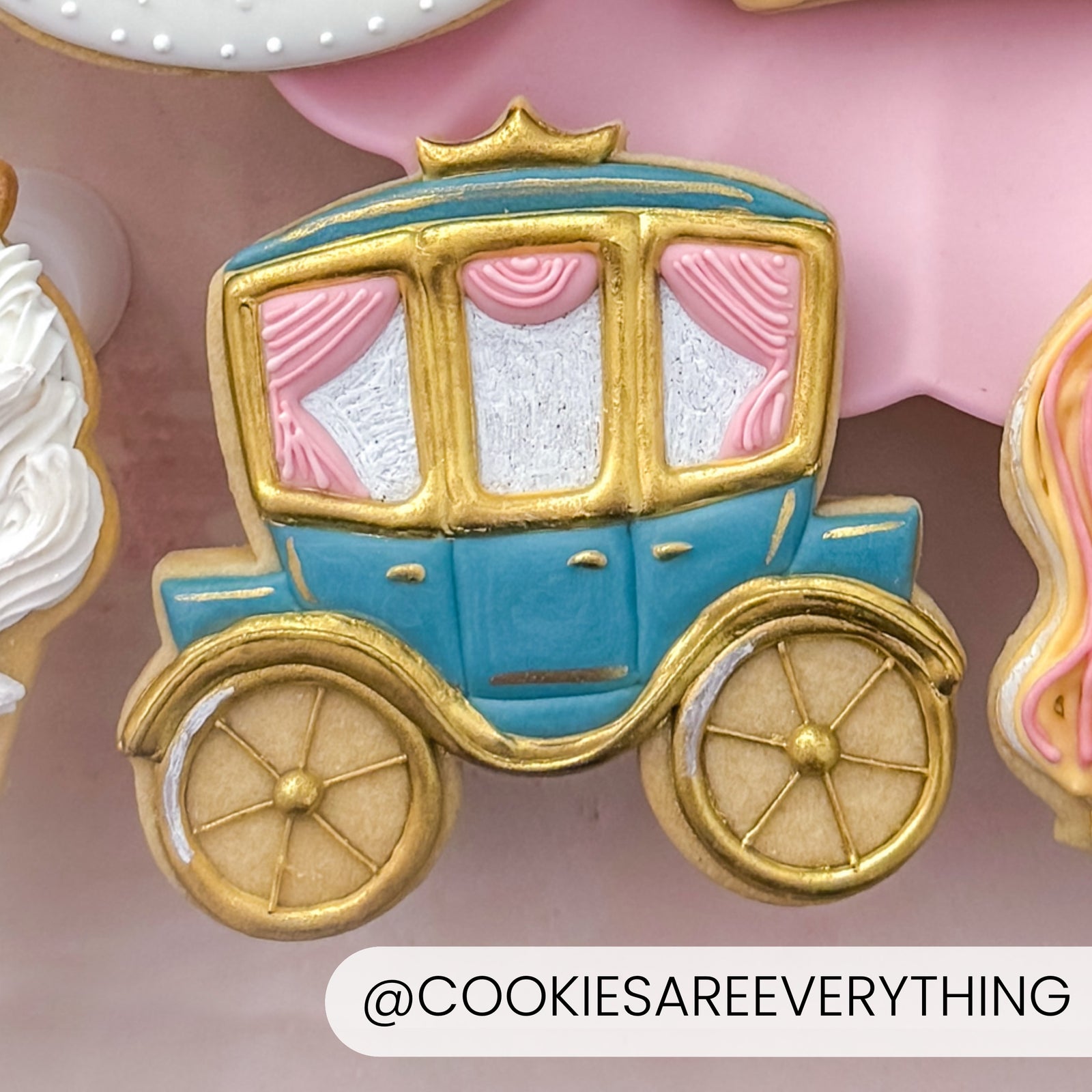 Cookie Cutters Princess Carriage Cutter/Stencil