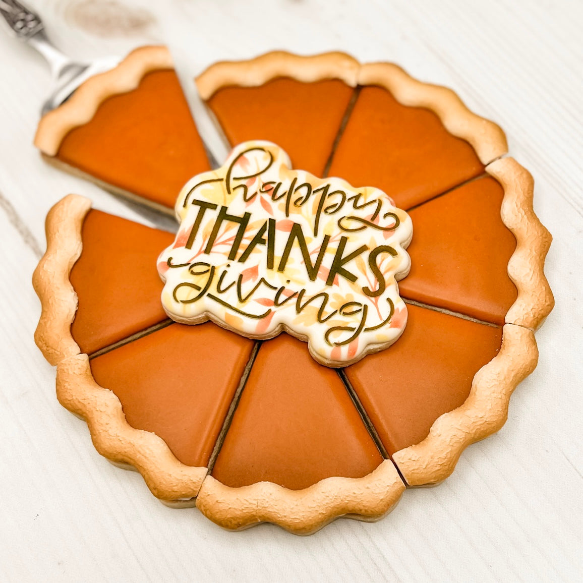 Cookie Cutters Happy Thanks/Friendsgiving Hand Lettered