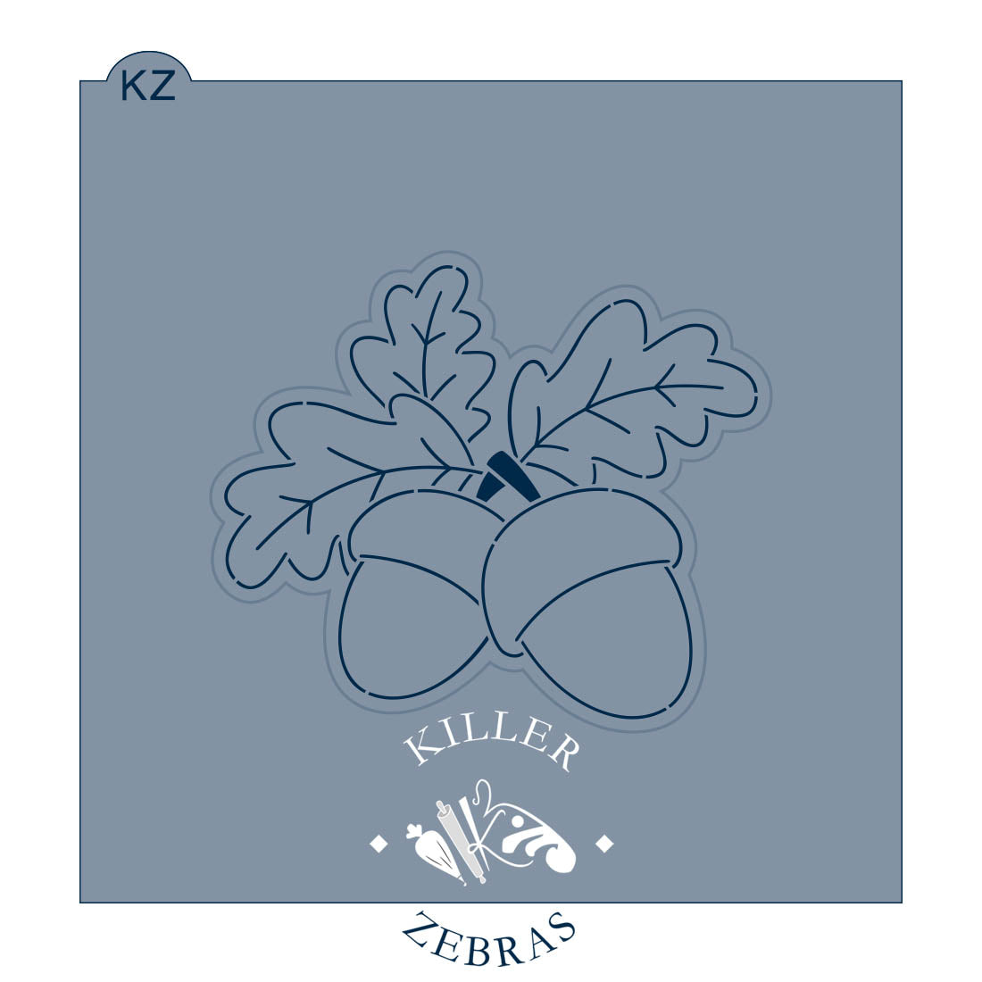 Cookie Cutters Acorn Bunch – Cookie Cutter & Stencil Set