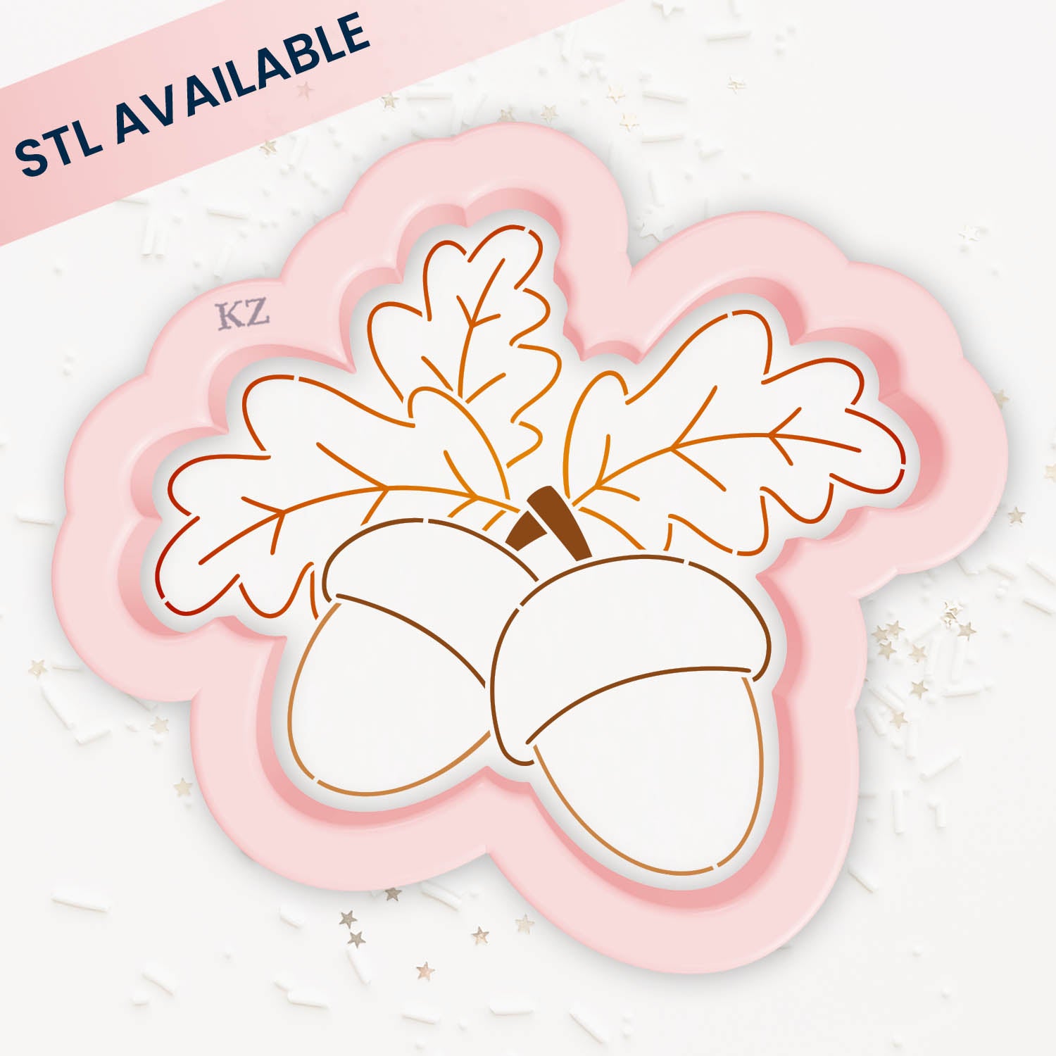 Cookie Cutters Acorn Bunch – Cookie Cutter & Stencil Set