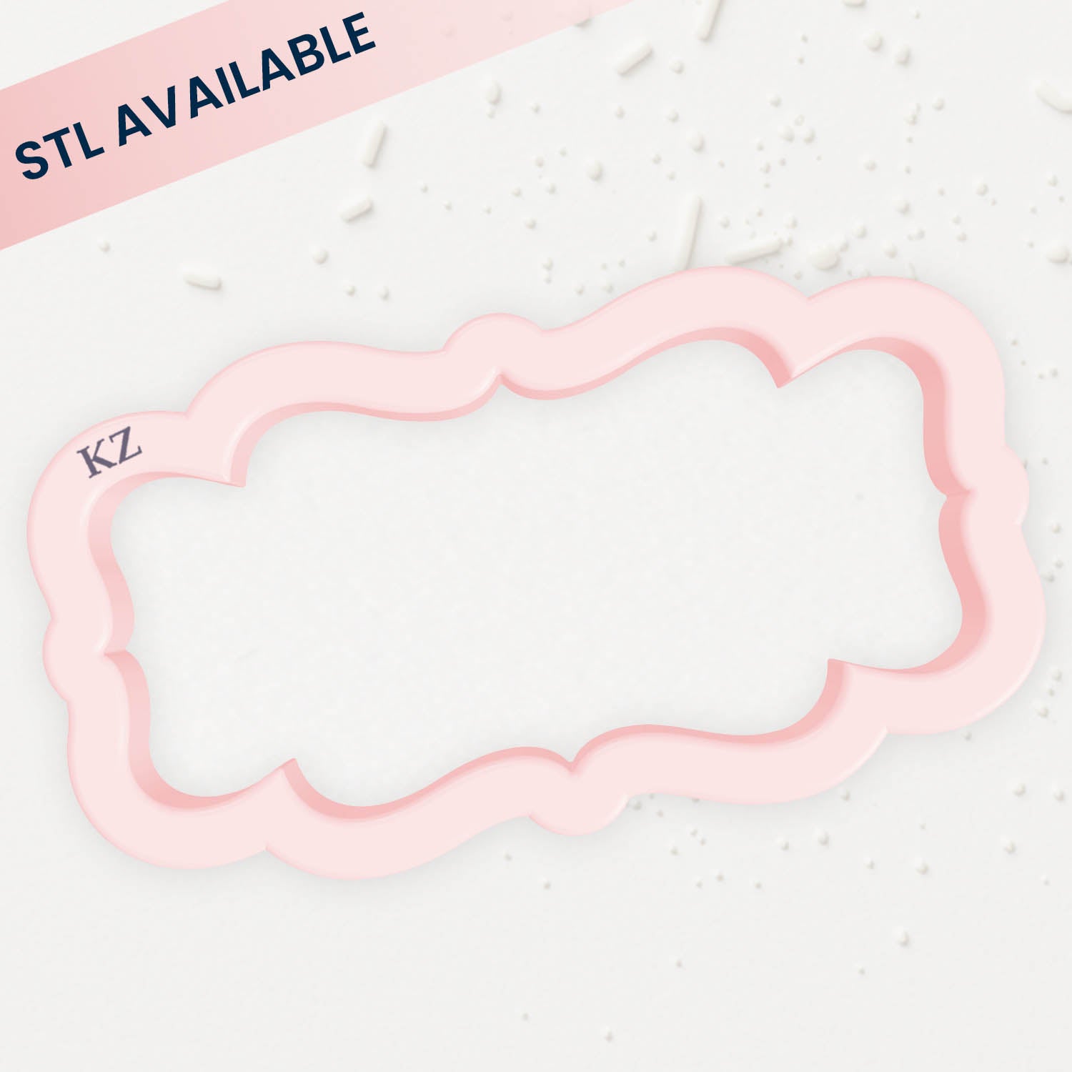 The Adele Plaque Cookie Cutter | Killer Zebras