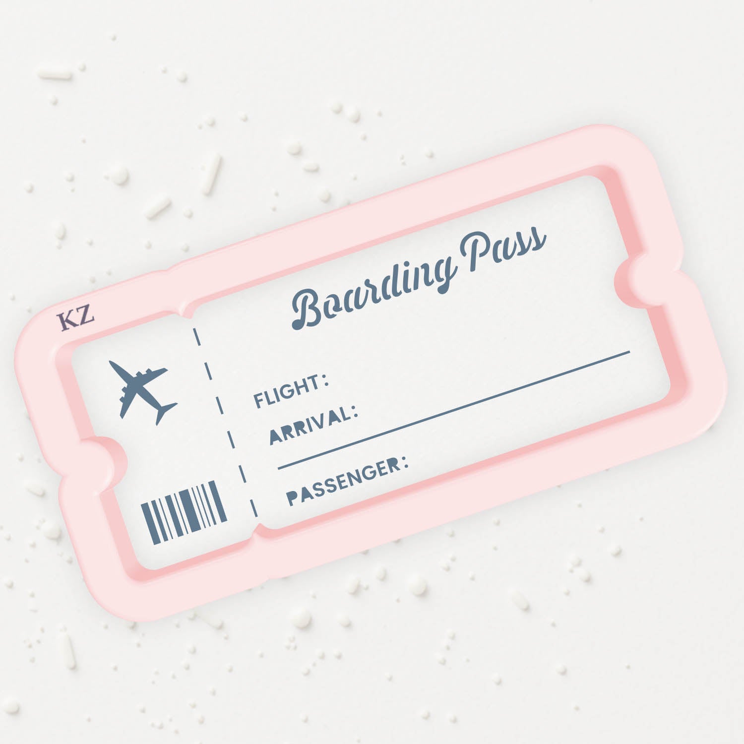 Cookie Cutters Plane Ticket – Cookie Cutter & Stencil Set