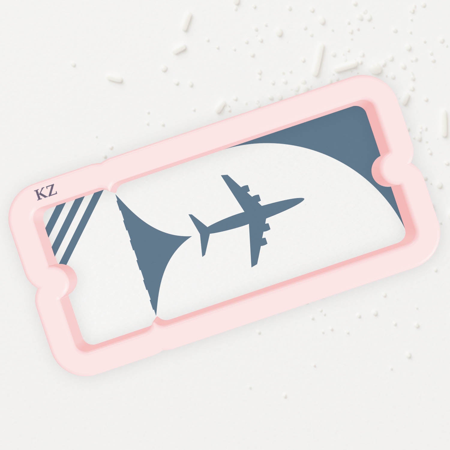 Cookie Cutters Plane Ticket Cutter/Stencil