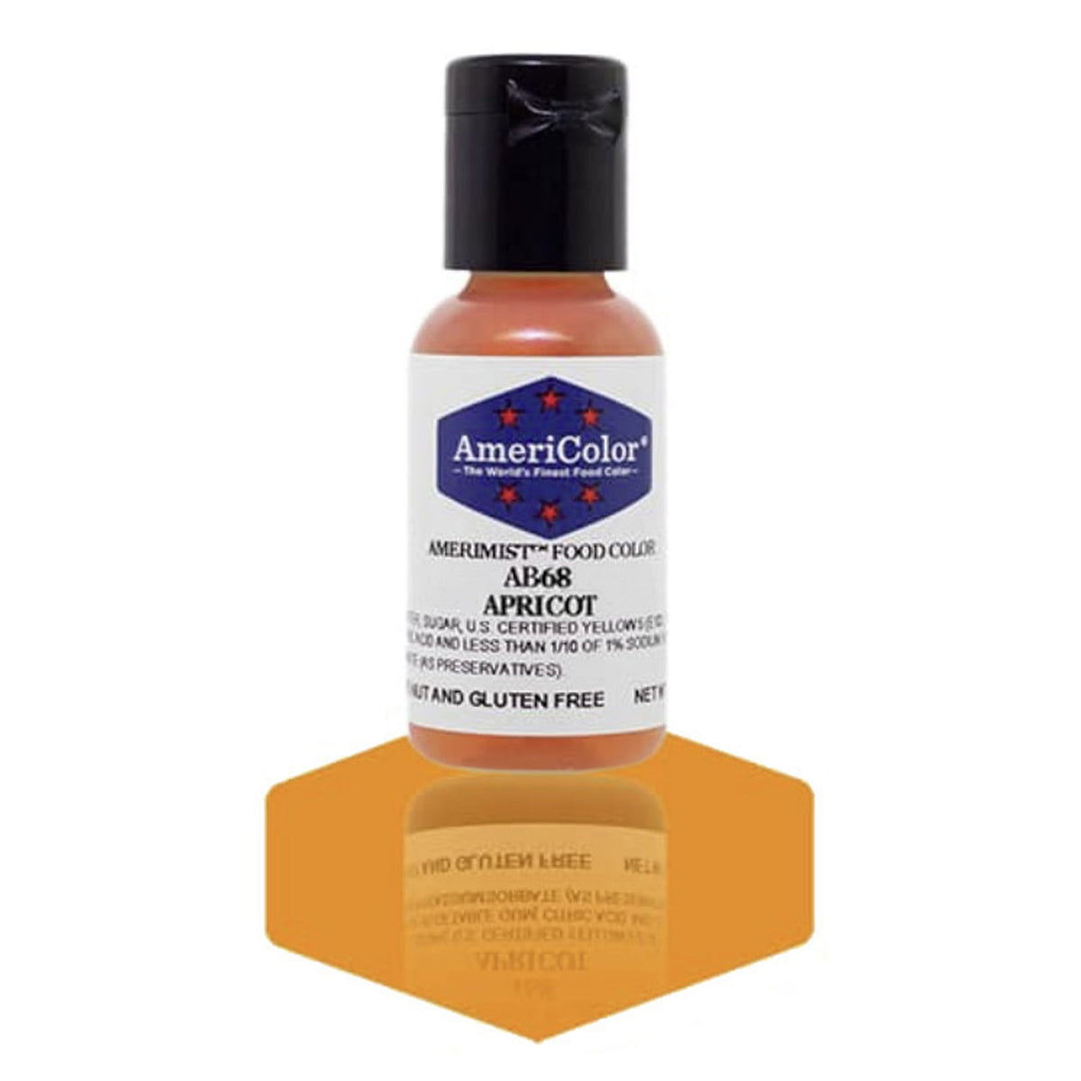 Airbrush Color AmeriColor AmeriMist - APRICOT - Airbrush Food Coloring