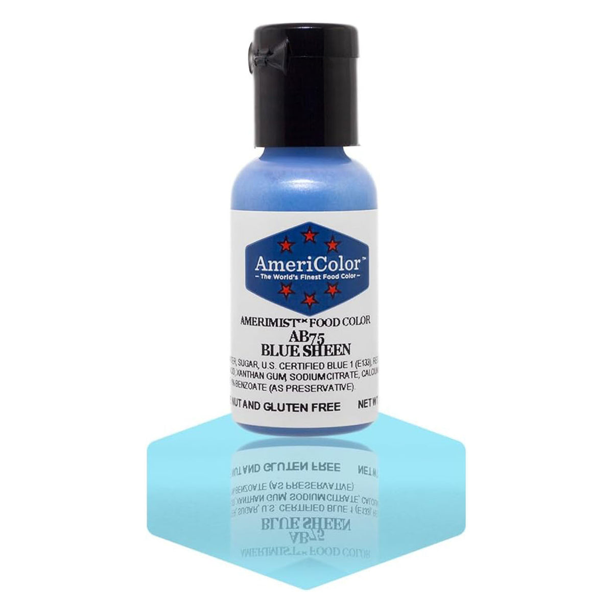 Airbrush Color AmeriColor AmeriMist - BLUE SHEEN - Airbrush Food Coloring