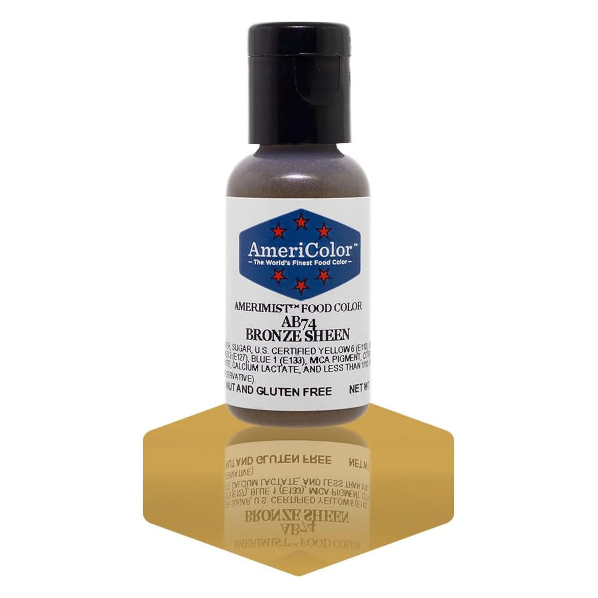 Airbrush Color AmeriColor AmeriMist - BRONZE SHEEN - Airbrush Food Coloring