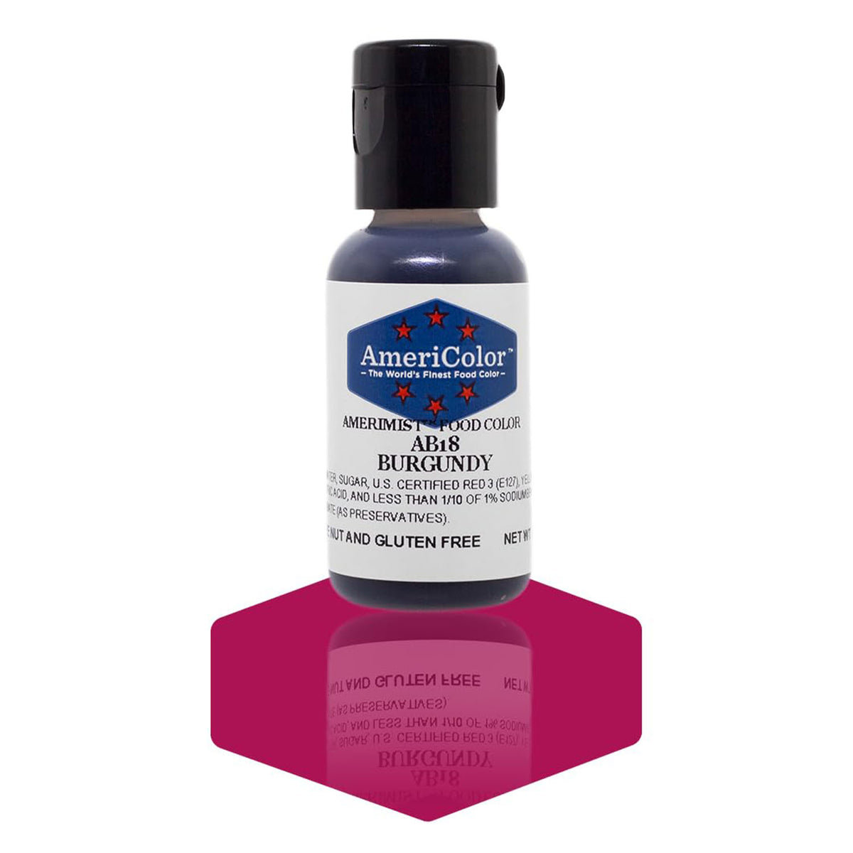 Airbrush Color AmeriColor AmeriMist - BURGUNDY - Airbrush Food Coloring