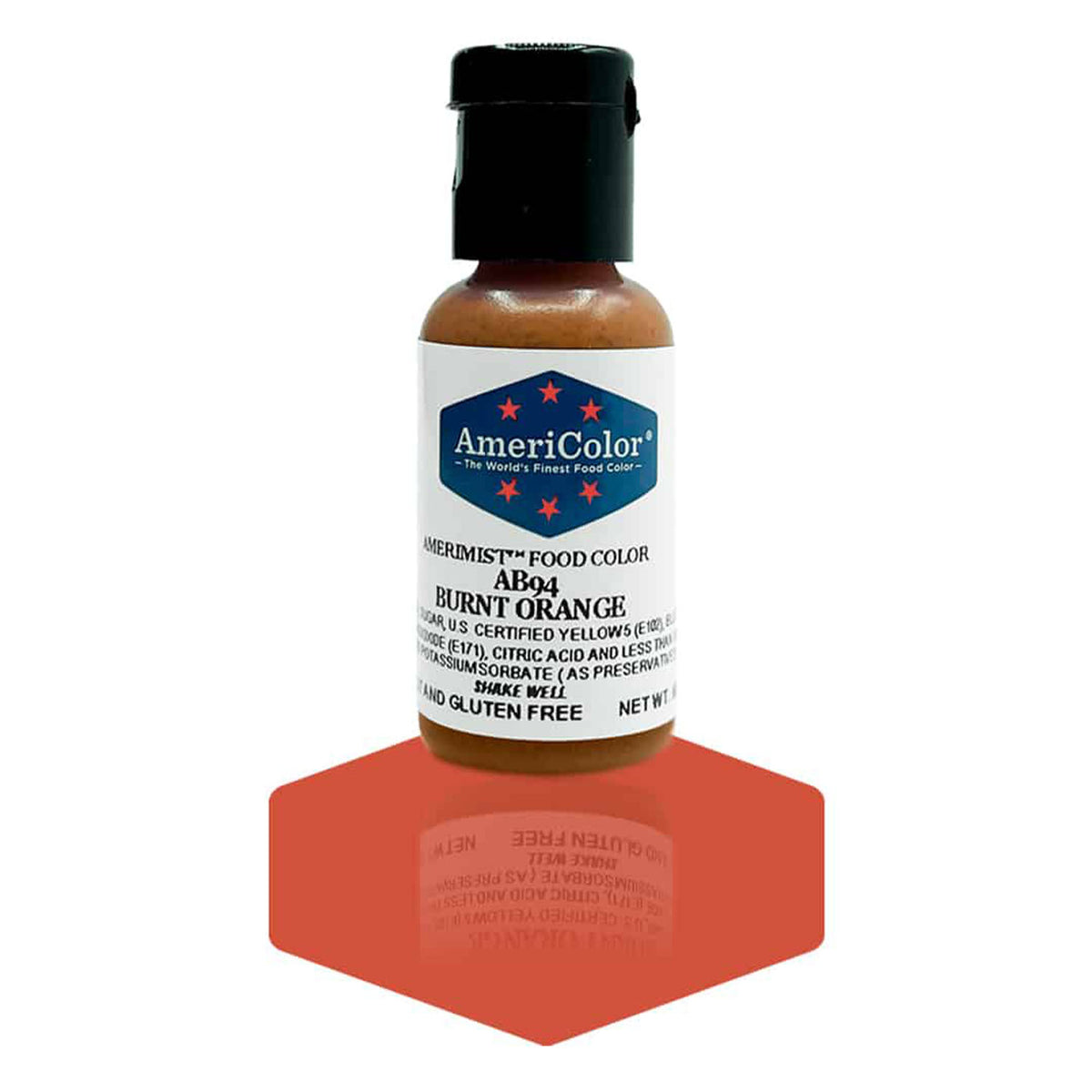 Airbrush Color AmeriColor AmeriMist - BURNT ORANGE - Airbrush Food Coloring