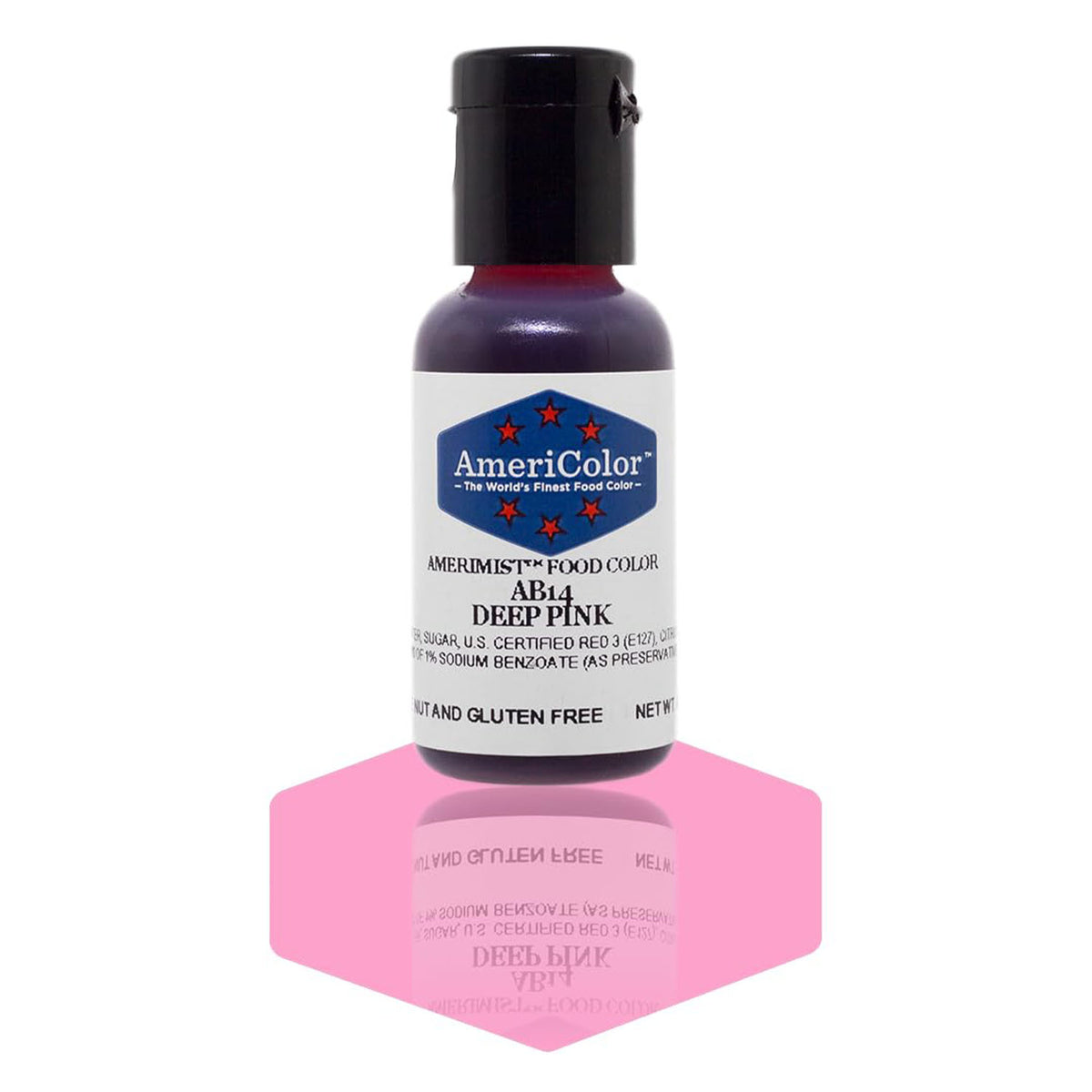 Airbrush Color AmeriColor AmeriMist - DEEP PINK - Airbrush Food Coloring