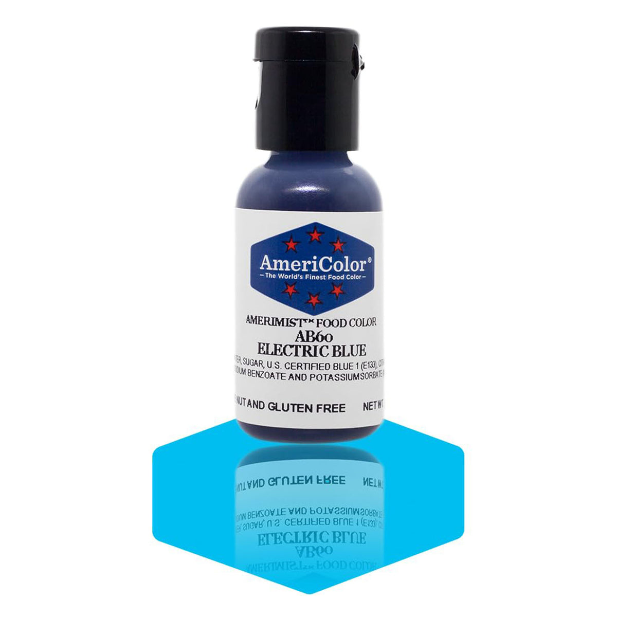 Airbrush Color AmeriColor AmeriMist - ELECTRIC BLUE - Airbrush Food Coloring