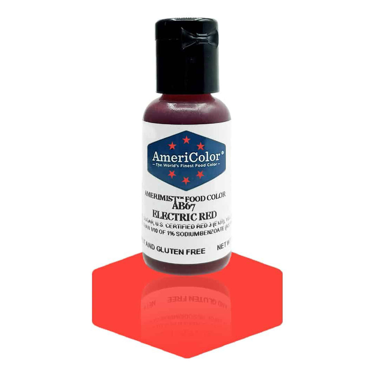 Airbrush Color AmeriColor AmeriMist - ELECTRIC RED - Airbrush Food Coloring