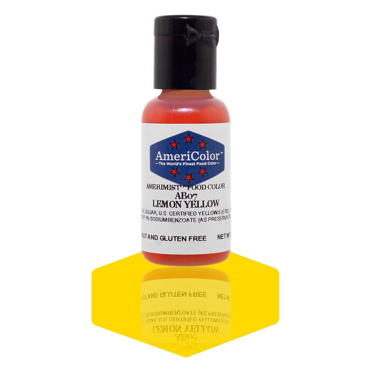 Airbrush Color AmeriColor AmeriMist - LEMON YELLOW - Airbrush Food Coloring