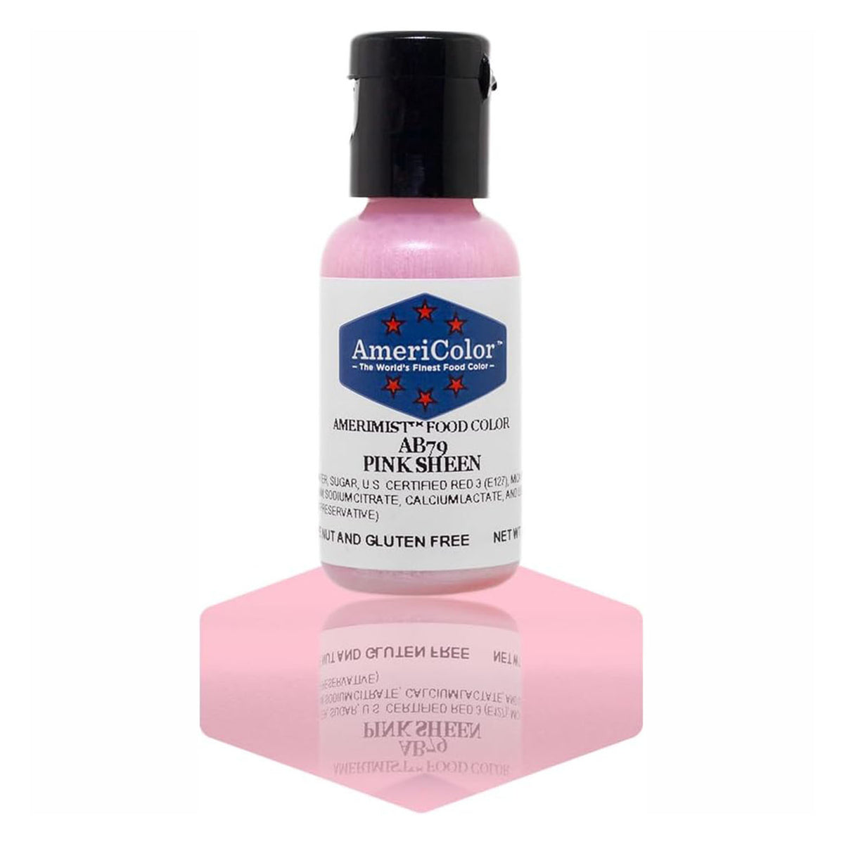 Airbrush Color AmeriColor AmeriMist - PINK SHEEN - Airbrush Food Coloring
