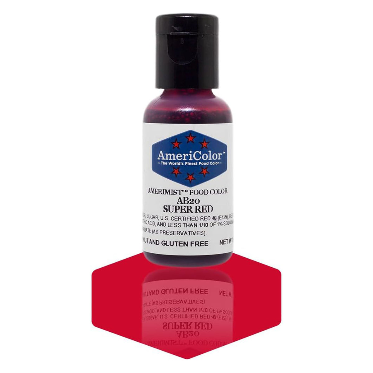 Airbrush Color AmeriColor AmeriMist - SUPER RED - Airbrush Food Coloring