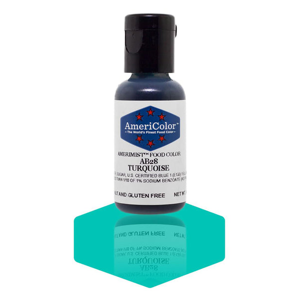 AmeriColor AmeriMist - TURQUOISE - Airbrush Food Coloring | Killer Zebras