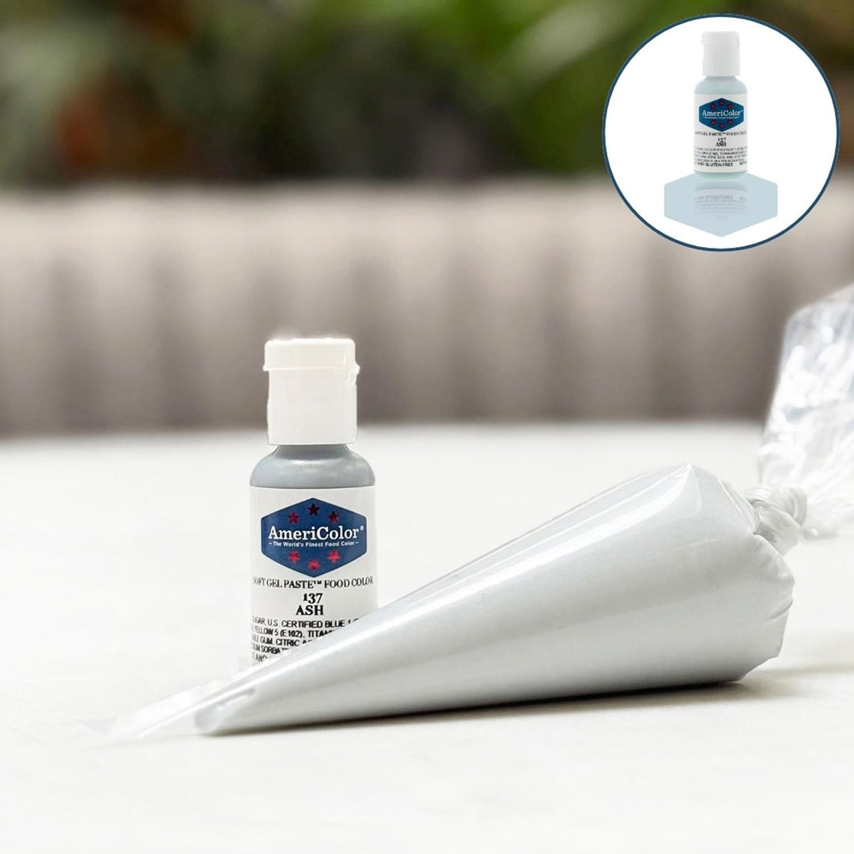 Soft Gel Paste AmeriColor Soft Gel Paste - ASH - Food Coloring