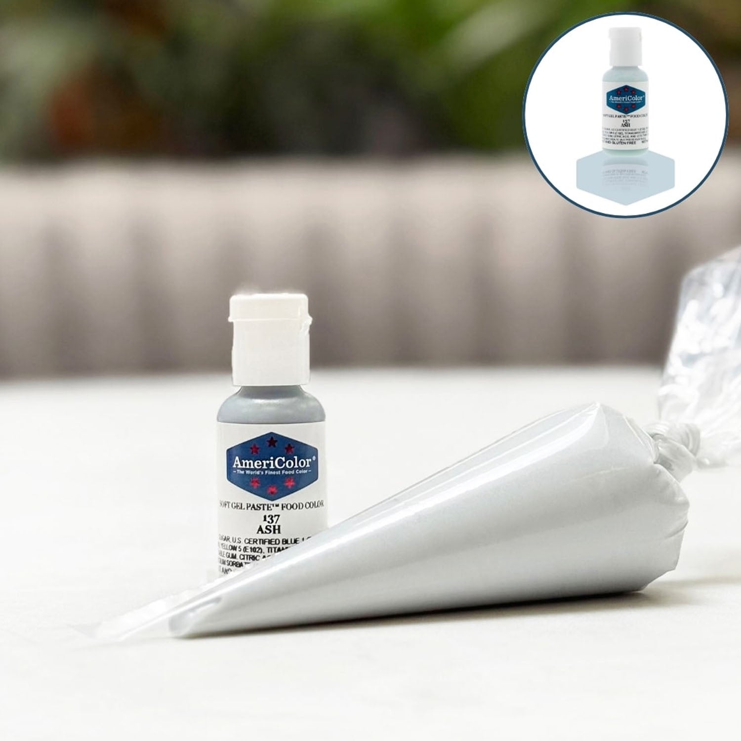 Soft Gel Paste AmeriColor Soft Gel Paste - ASH - Food Coloring
