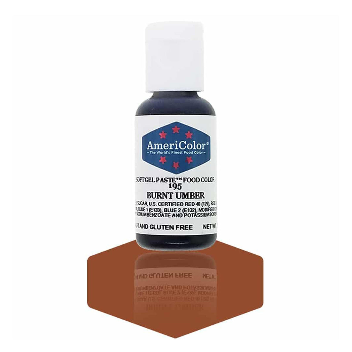 Soft Gel Paste AmeriColor Soft Gel Paste - BURNT UMBER - Food Coloring