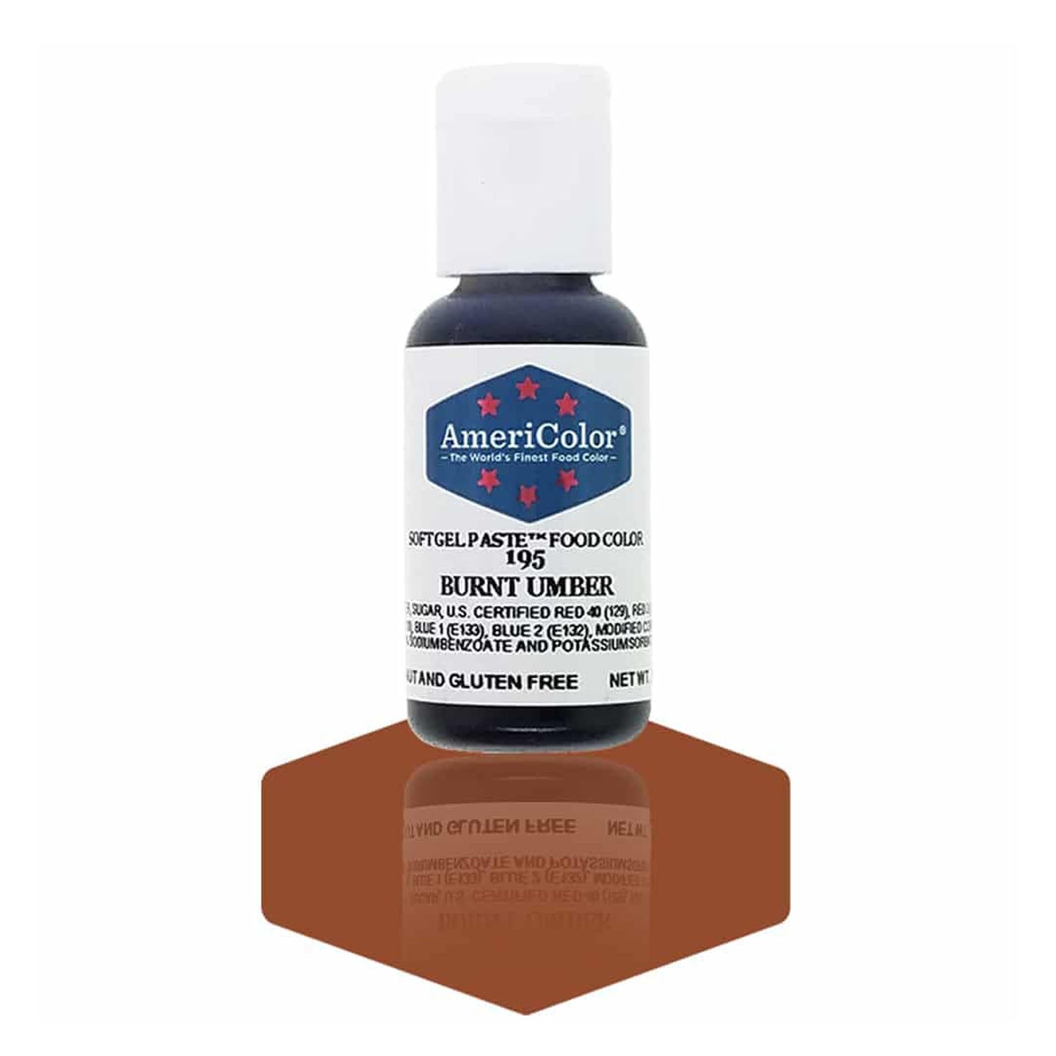 Soft Gel Paste AmeriColor Soft Gel Paste - BURNT UMBER - Food Coloring