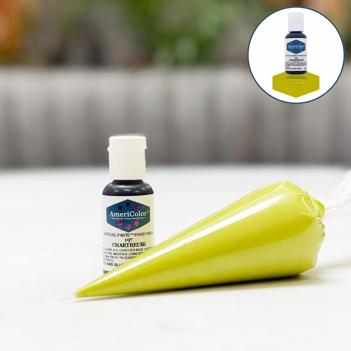 Soft Gel Paste AmeriColor Soft Gel Paste - CHARTREUSE - Food Coloring