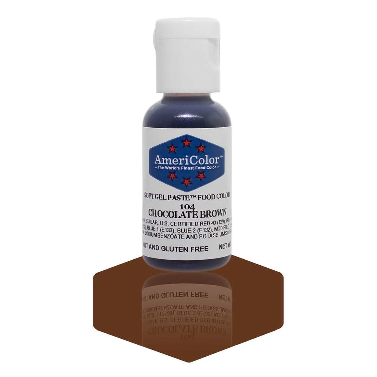 Soft Gel Paste AmeriColor Soft Gel Paste - CHOCOLATE BROWN - Food Coloring