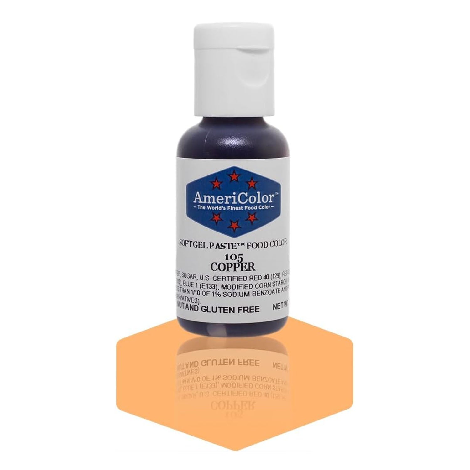 Soft Gel Paste AmeriColor Soft Gel Paste - COPPER - Food Coloring