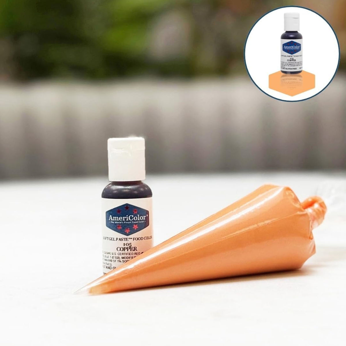 Soft Gel Paste AmeriColor Soft Gel Paste - COPPER - Food Coloring