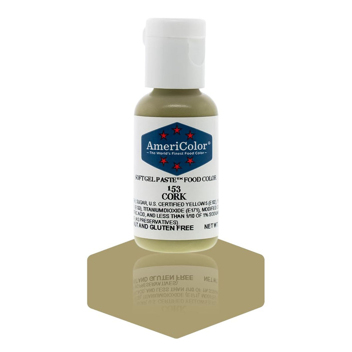 Soft Gel Paste AmeriColor Soft Gel Paste - CORK - Food Coloring