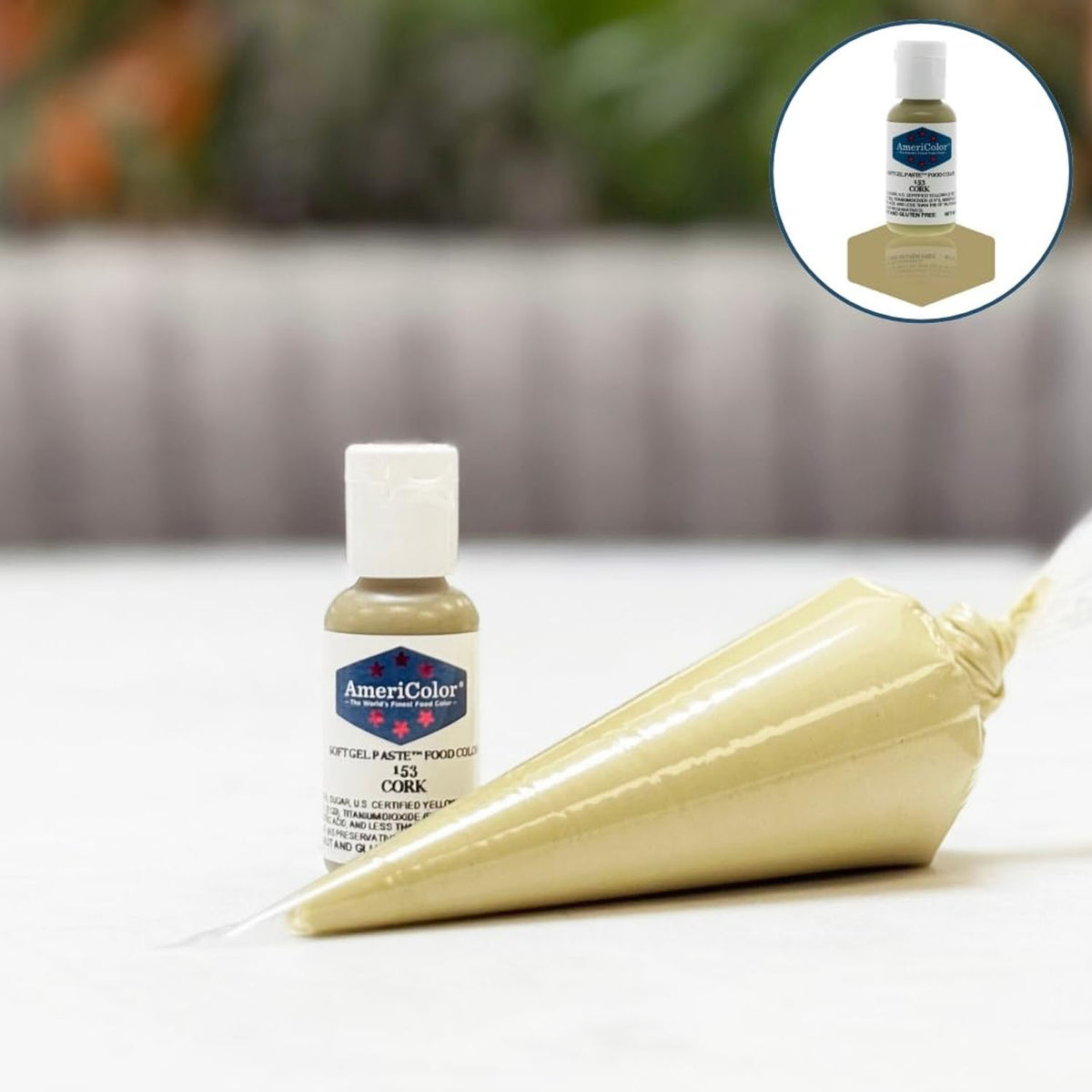 Soft Gel Paste AmeriColor Soft Gel Paste - CORK - Food Coloring