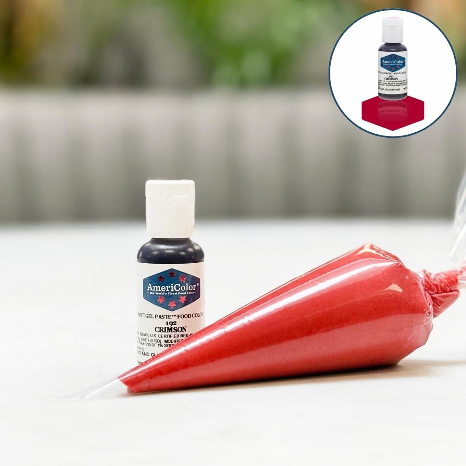 Soft Gel Paste AmeriColor Soft Gel Paste - CRIMSON - Food Coloring