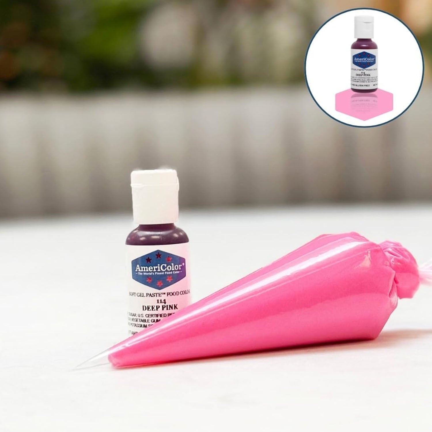 Soft Gel Paste AmeriColor Soft Gel Paste - DEEP PINK - Food Coloring