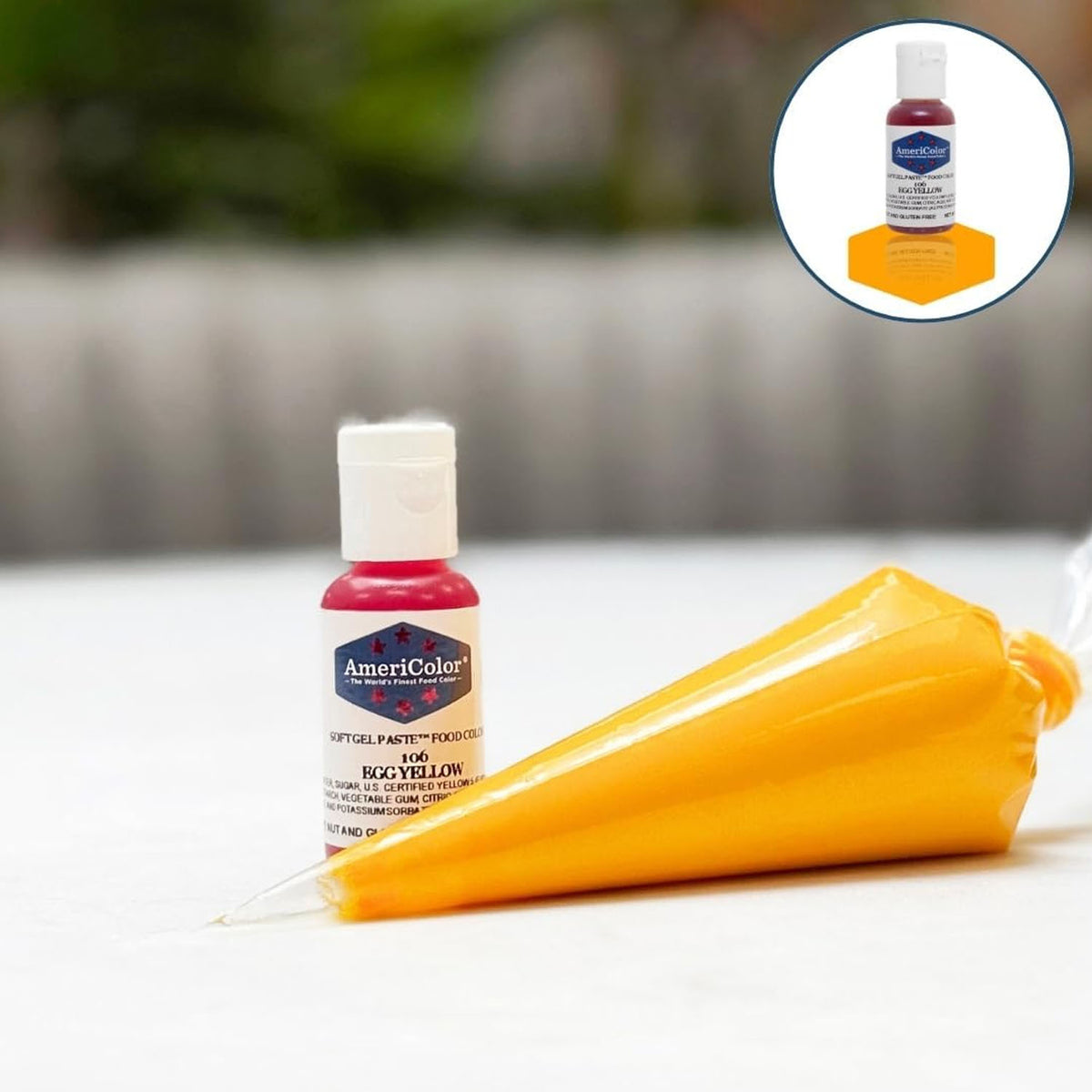 Soft Gel Paste AmeriColor Soft Gel Paste - EGG YELLOW - Food Coloring