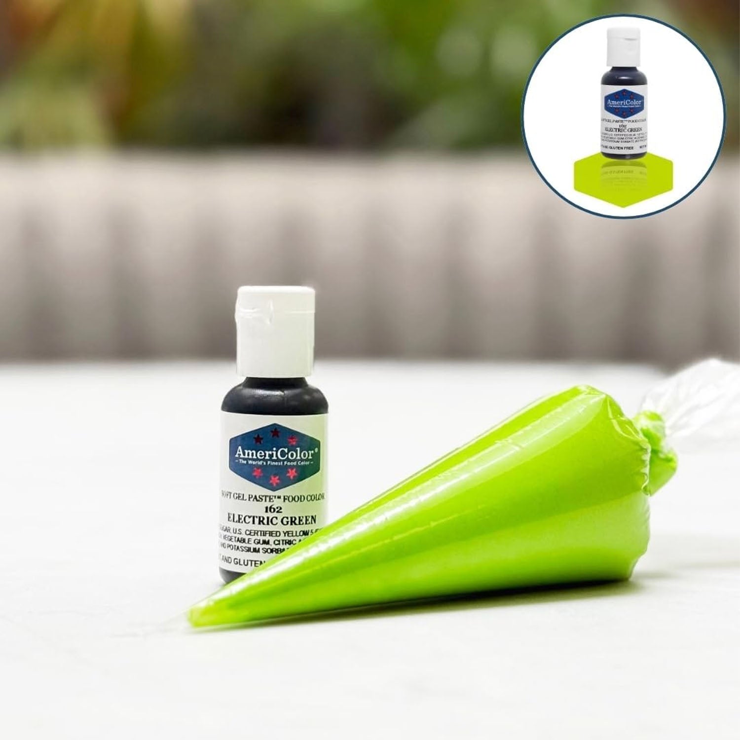 Soft Gel Paste AmeriColor Soft Gel Paste - ELECTRIC GREEN - Food Coloring