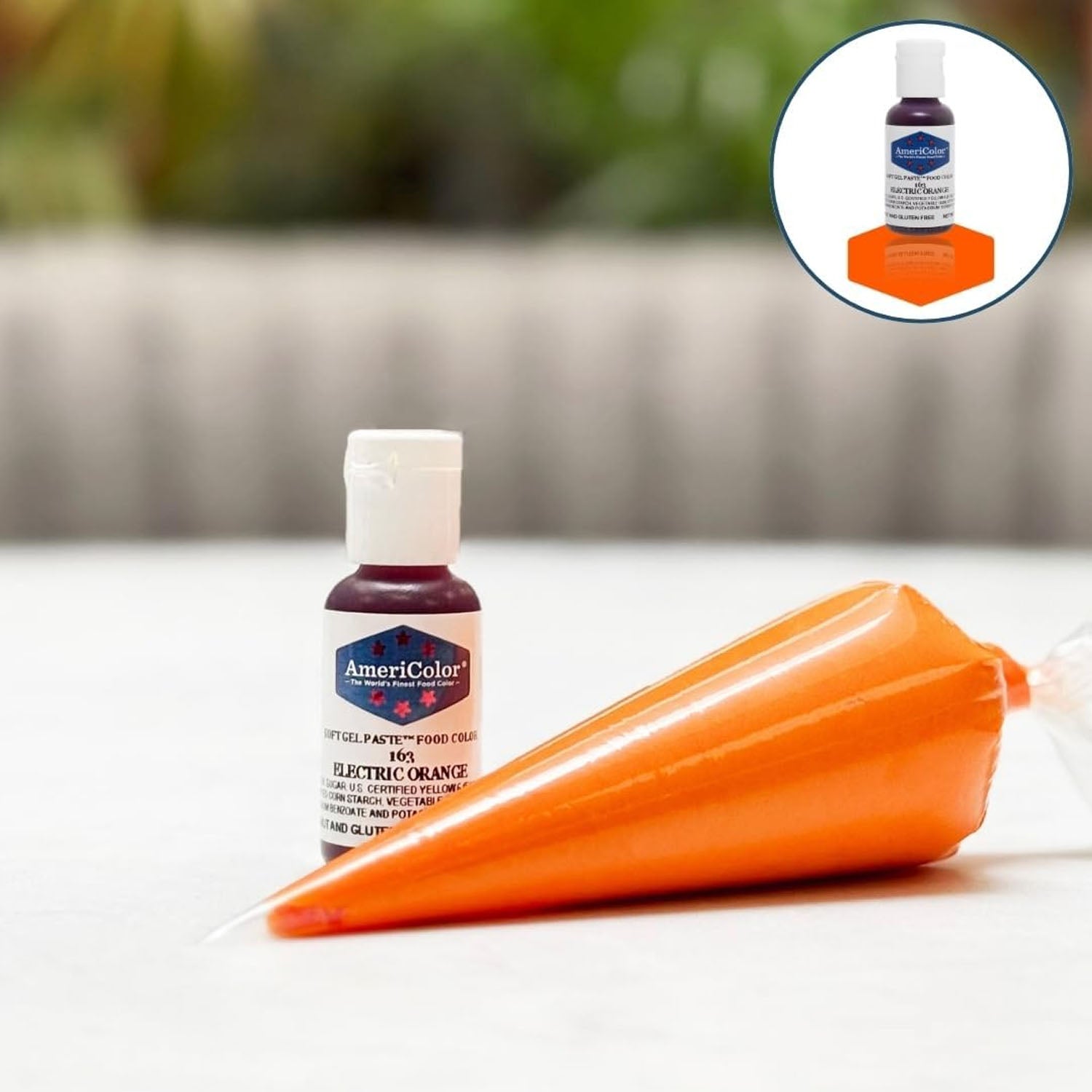 Soft Gel Paste AmeriColor Soft Gel Paste - ELECTRIC ORANGE - Food Coloring