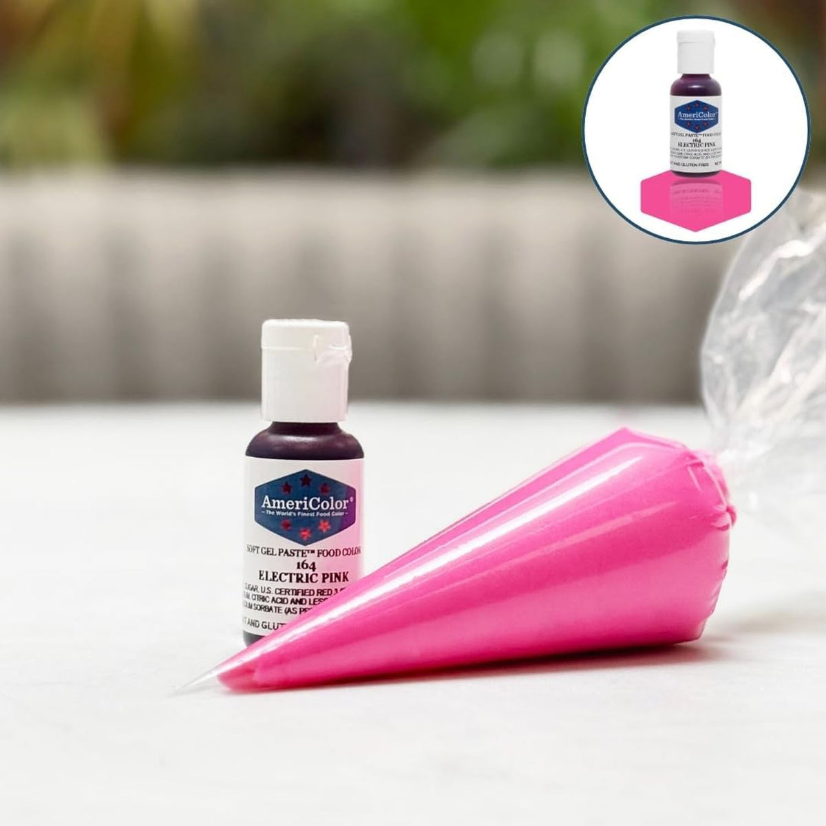 Soft Gel Paste AmeriColor Soft Gel Paste - ELECTRIC PINK - Food Coloring