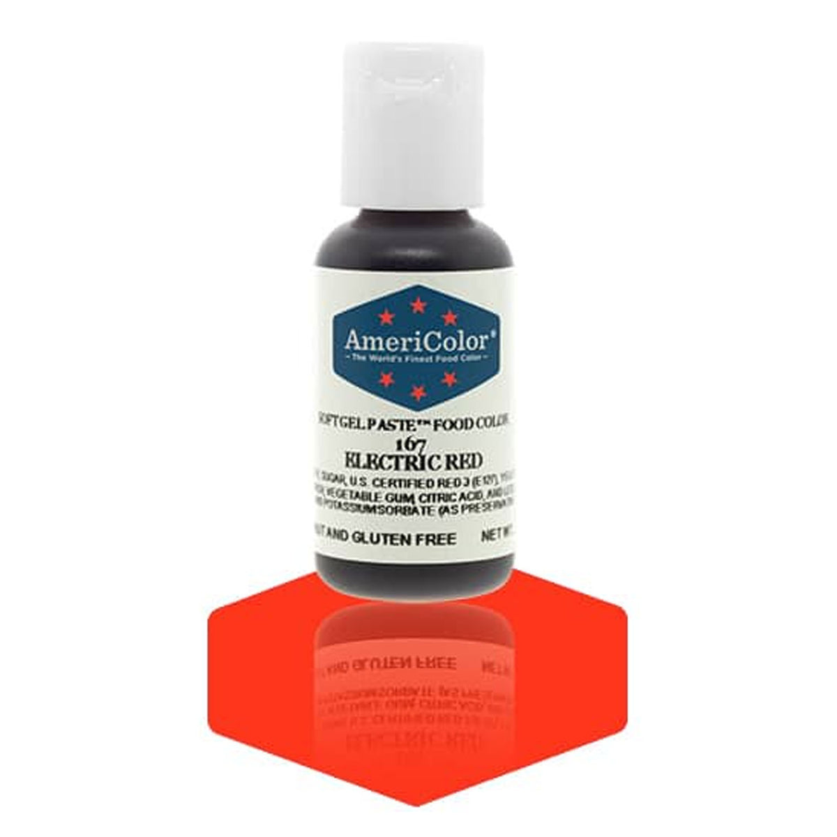 Soft Gel Paste AmeriColor Soft Gel Paste - ELECTRIC RED - Food Coloring