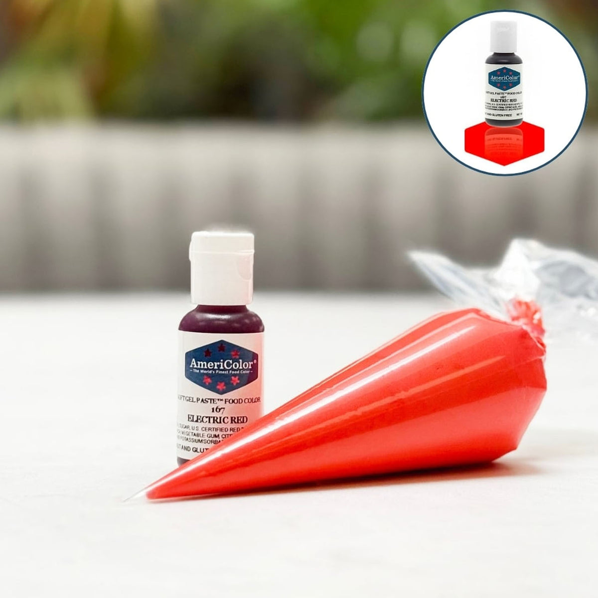 Soft Gel Paste AmeriColor Soft Gel Paste - ELECTRIC RED - Food Coloring