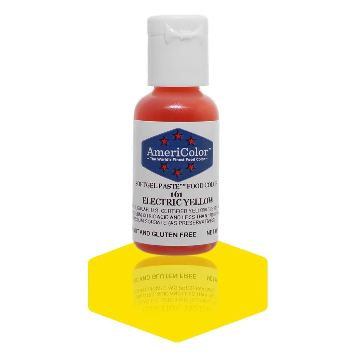 Soft Gel Paste AmeriColor Soft Gel Paste - ELECTRIC YELLOW - Food Coloring