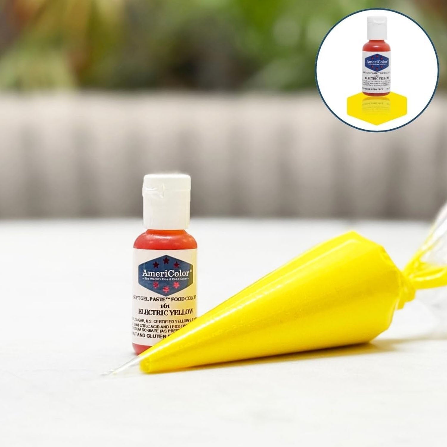 Soft Gel Paste AmeriColor Soft Gel Paste - ELECTRIC YELLOW - Food Coloring