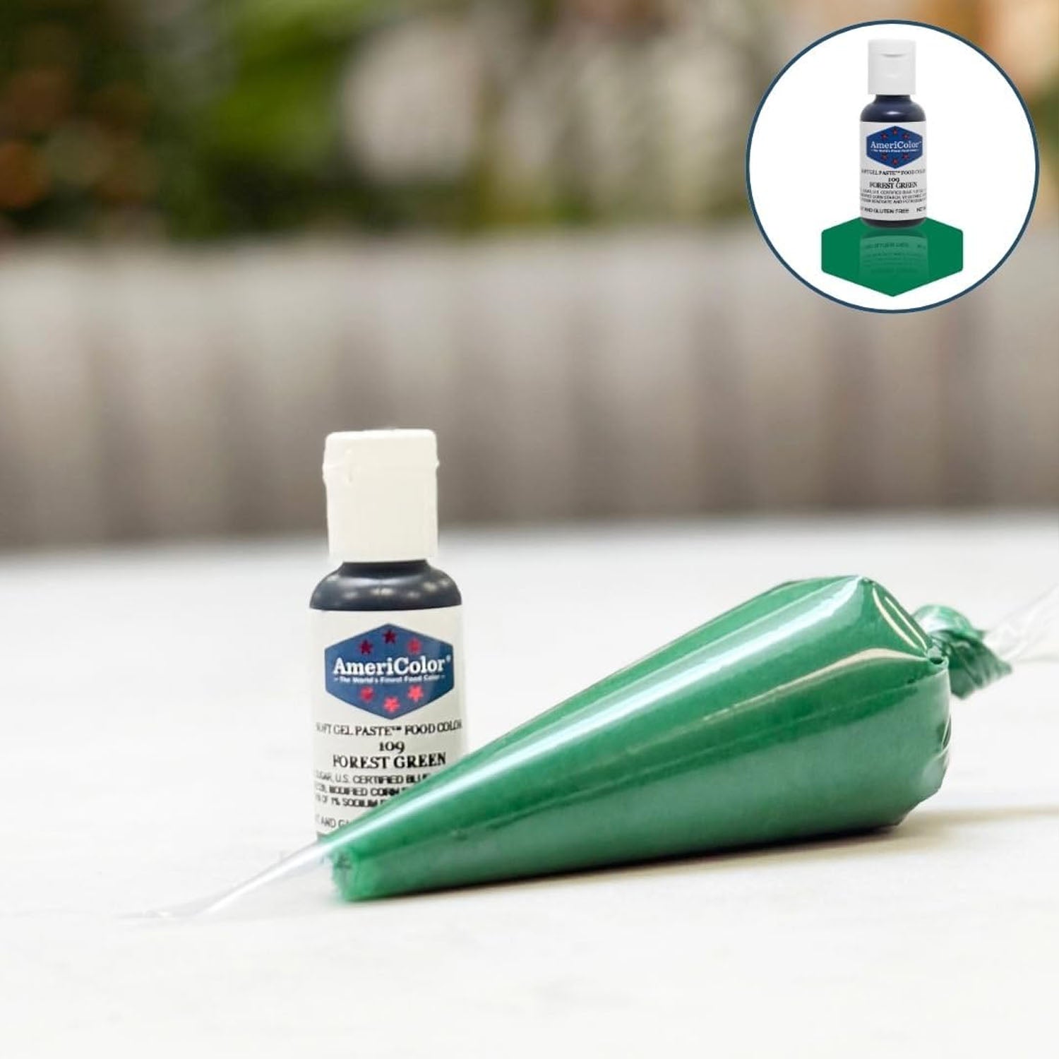 Soft Gel Paste AmeriColor Soft Gel Paste - FOREST GREEN - Food Coloring