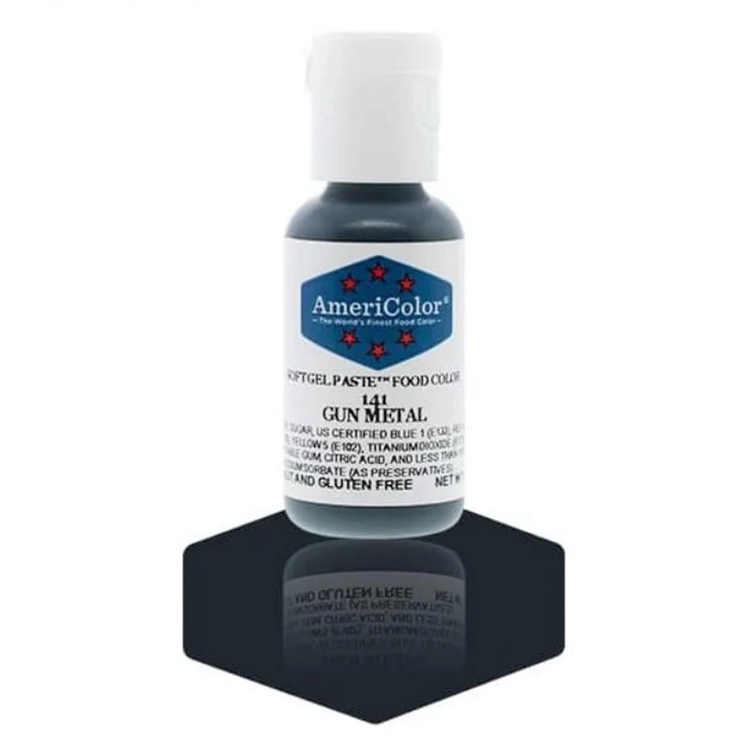 Soft Gel Paste AmeriColor Soft Gel Paste - GUN METAL - Food Coloring