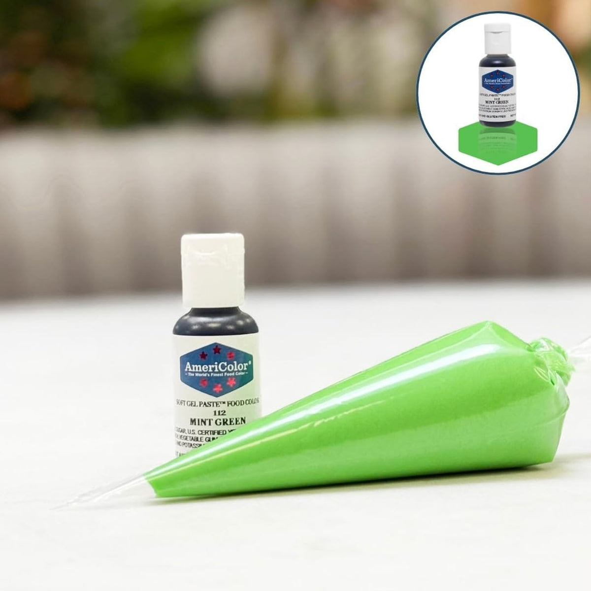 Soft Gel Paste AmeriColor Soft Gel Paste - MINT GREEN - Food Coloring