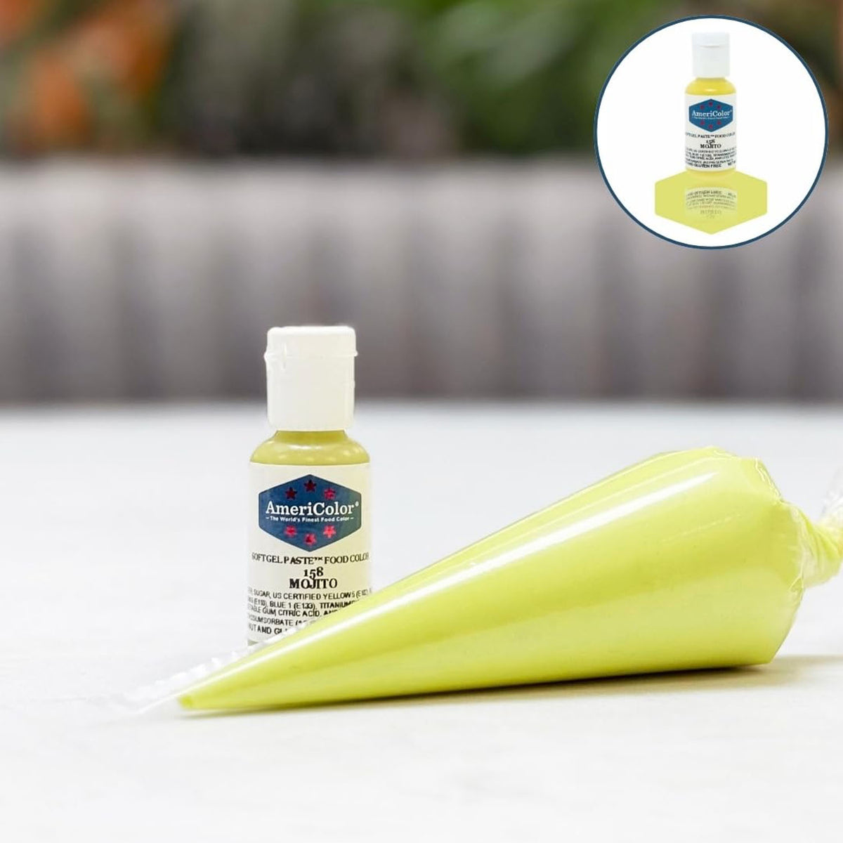 Soft Gel Paste AmeriColor Soft Gel Paste - MOJITO - Food Coloring