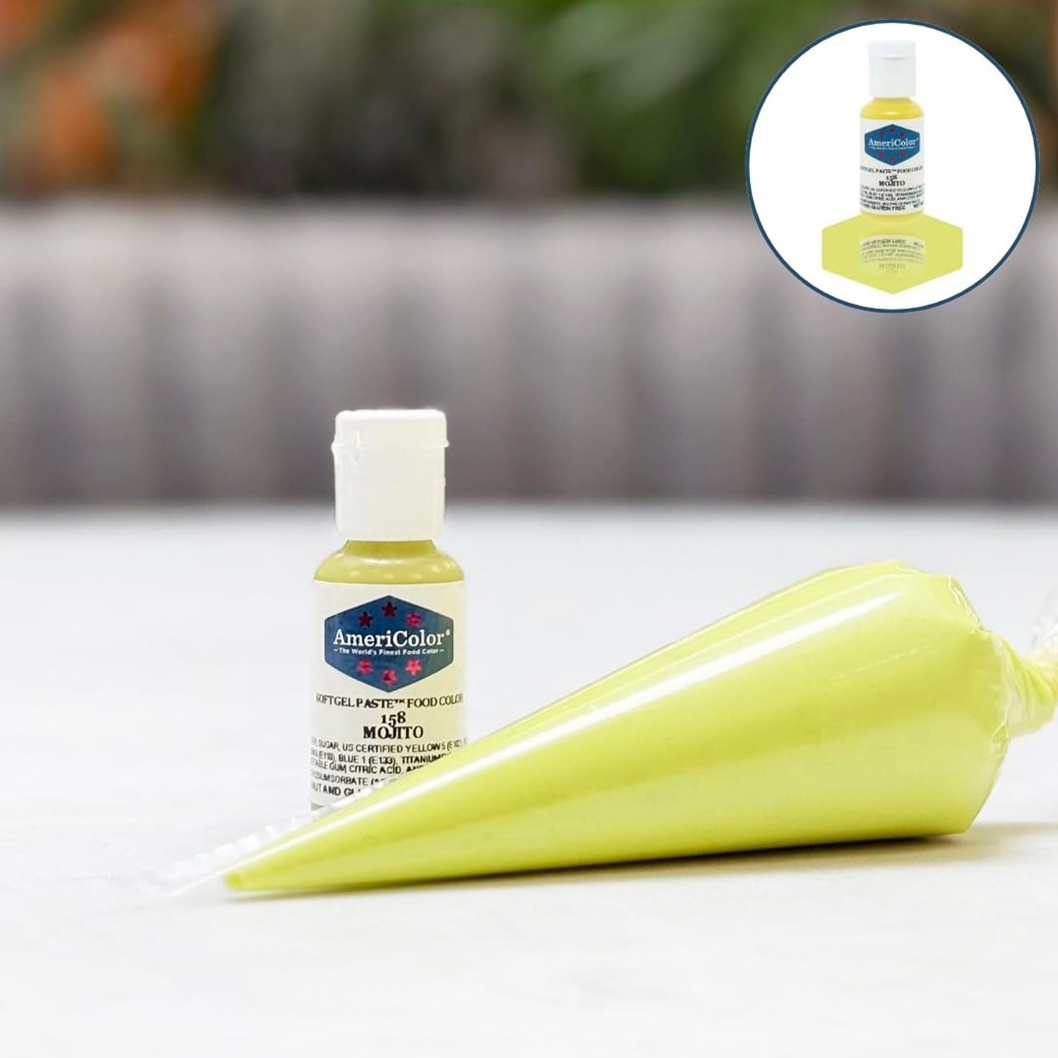 Soft Gel Paste AmeriColor Soft Gel Paste - MOJITO - Food Coloring