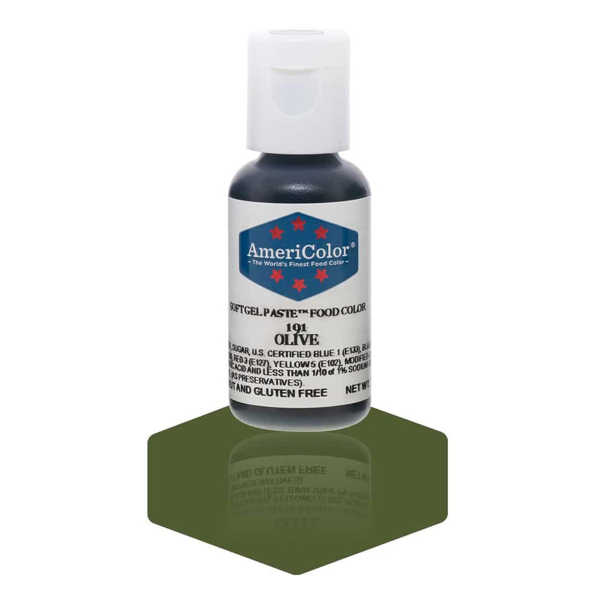 Soft Gel Paste AmeriColor Soft Gel Paste - OLIVE - Food Coloring