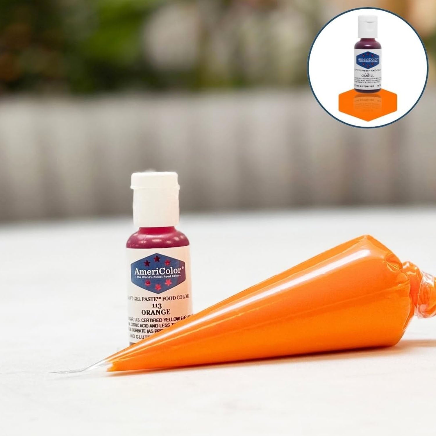 Soft Gel Paste AmeriColor Soft Gel Paste - ORANGE - Food Coloring