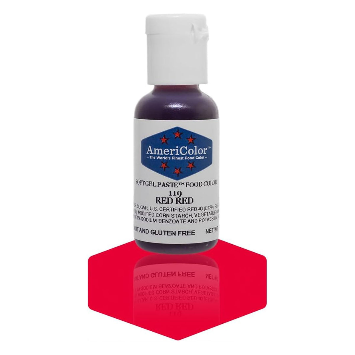 Soft Gel Paste AmeriColor Soft Gel Paste - RED RED - Food Coloring