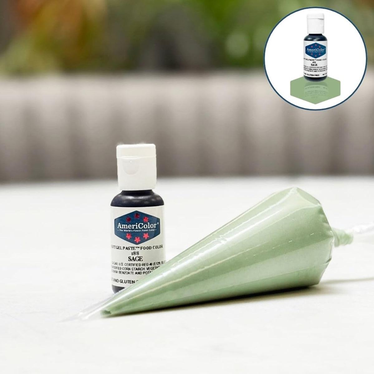 Soft Gel Paste AmeriColor Soft Gel Paste - SAGE - Food Coloring